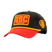 USC Trojans Unisex American Needle Black Roscoe Snap Back Hat